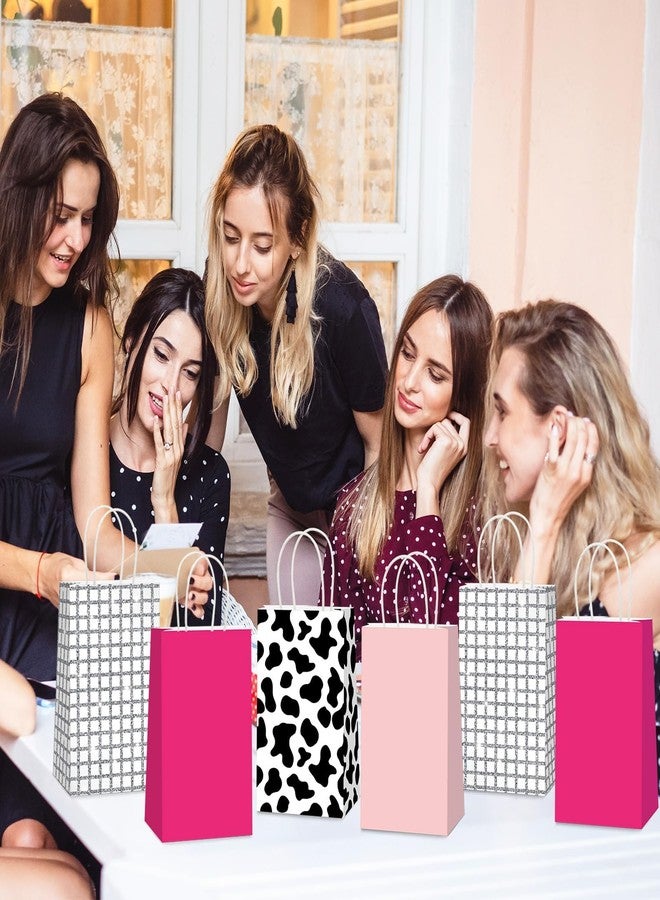 CHUNNIN مجموعة تشونين من 24 كيس ورقي بتصميم رعاة البقر الغربيين، مثالية لحفلات رعاة البقر، مزينة بطبعة بقرة، ومناسبة لحفلات أعياد الميلاد، وحفلات مستوحاة من موضة الثمانينيات والتسعينيات، وحفلات مستوحاة من الغرب الأمريكي. - Image 5